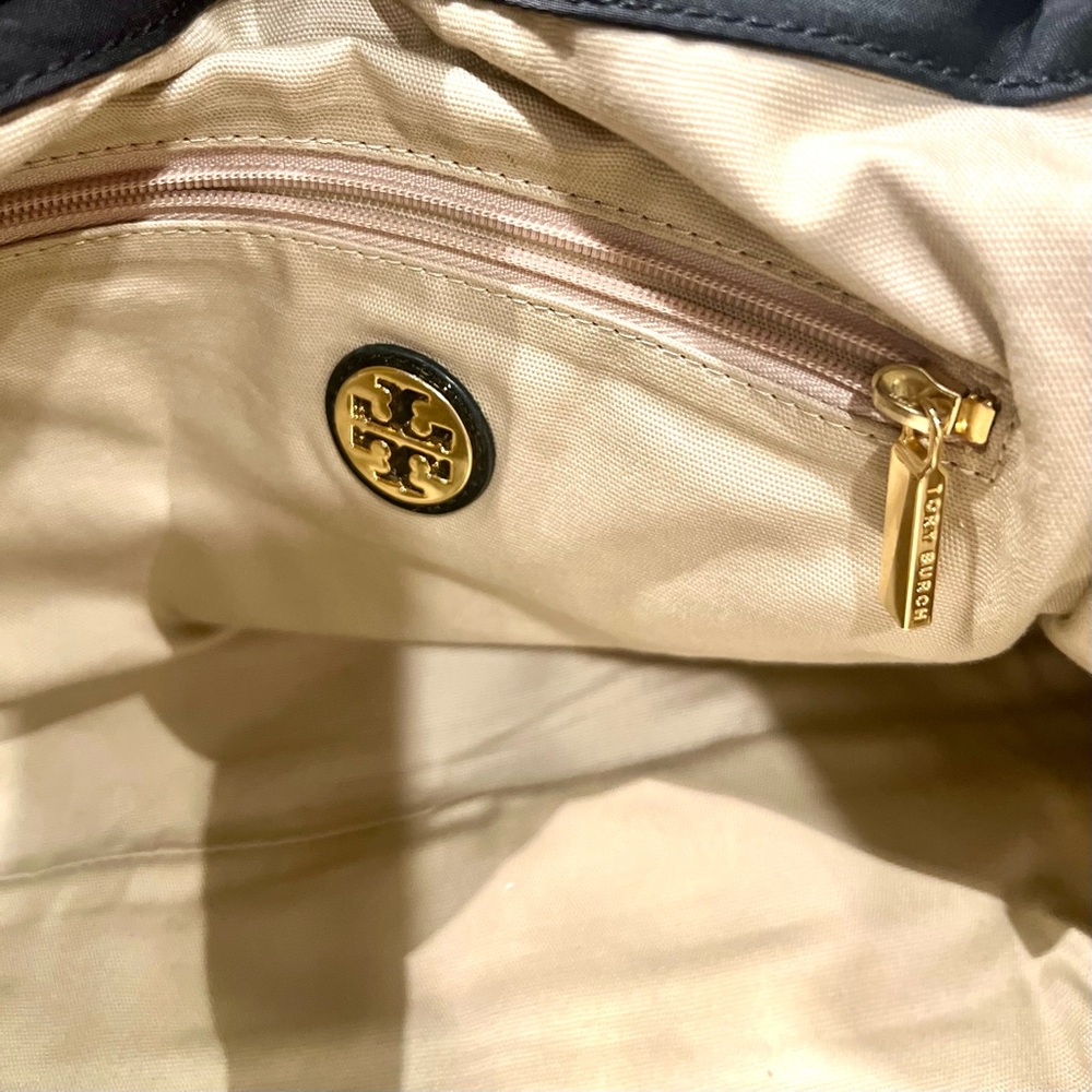 Tory Burch Black Nylon Small Ella Tote - Picture 16 of 16